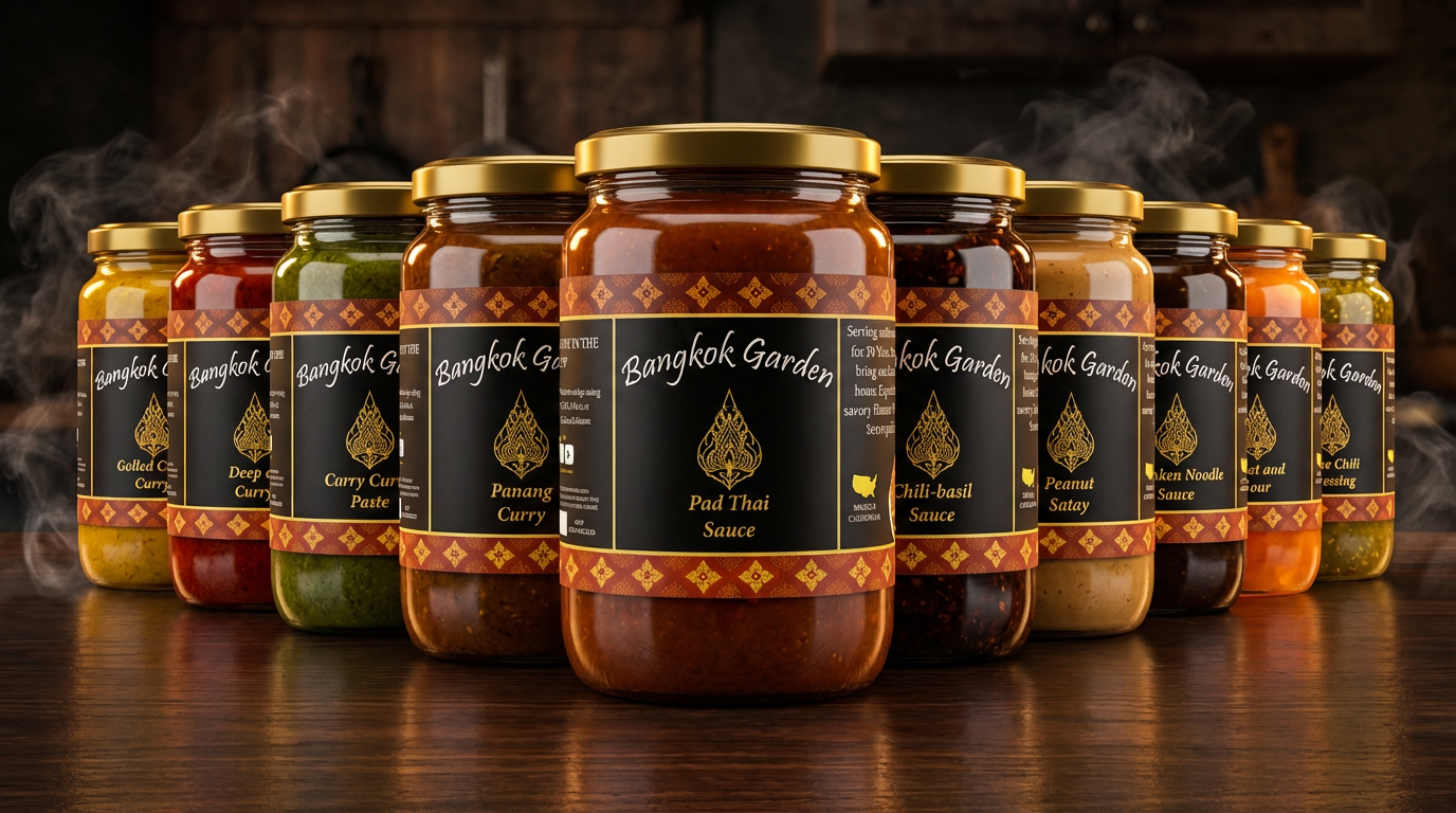 Bangkok Garden Sauces — The Complete Collection: 10 Authentic Thai Sauces by Mama Chan