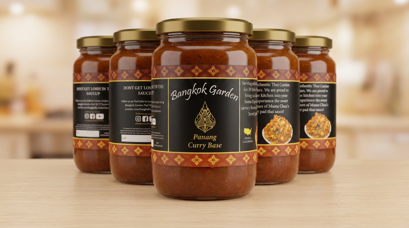 Bangkok Garden Panang Curry Base Jar