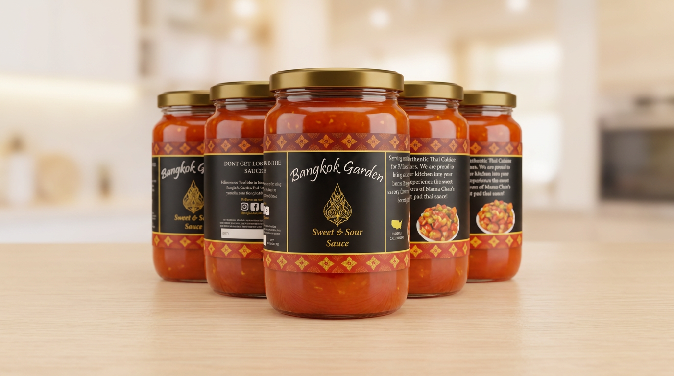 Bangkok Garden Sweet & Sour Sauce Jar